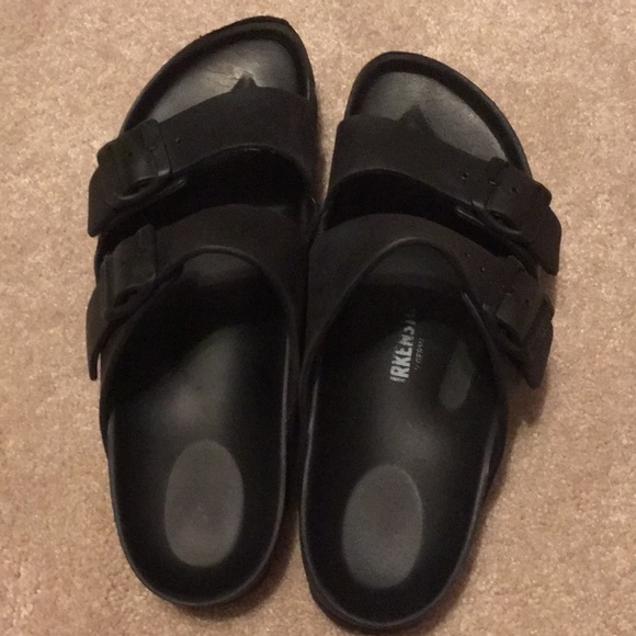 Birkenstock Shoes - Arizona Essentials EVA Waterproof Birkenstocks in Matte Black